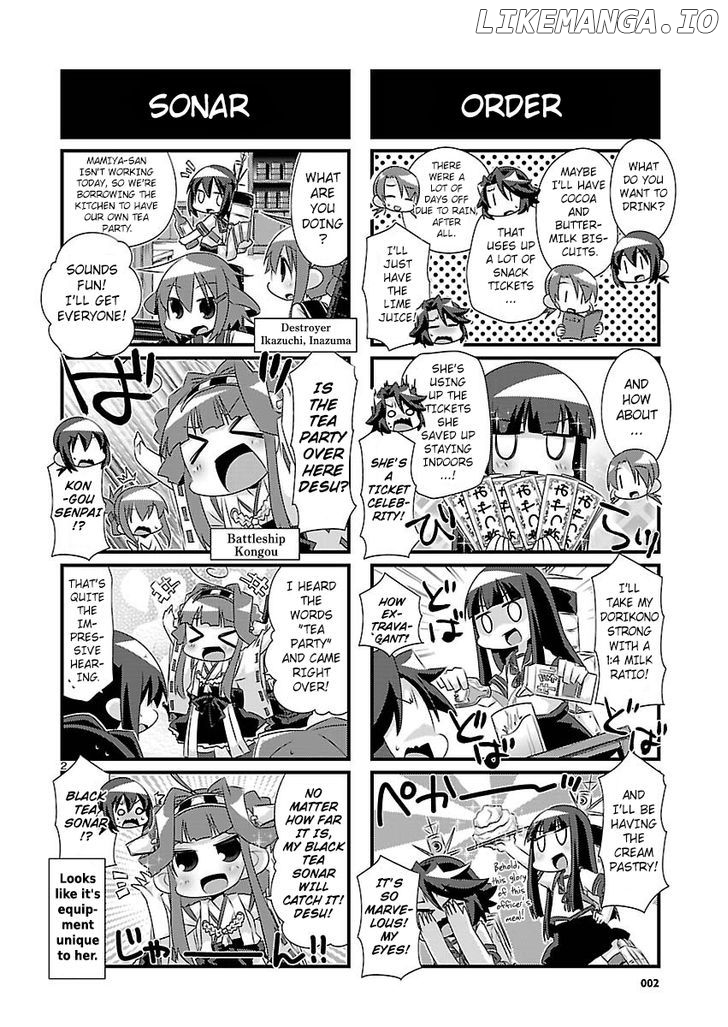 Kantai Collection - Kankore - 4-koma Comic - Fubuki, Ganbarimasu! chapter 45 - page 2