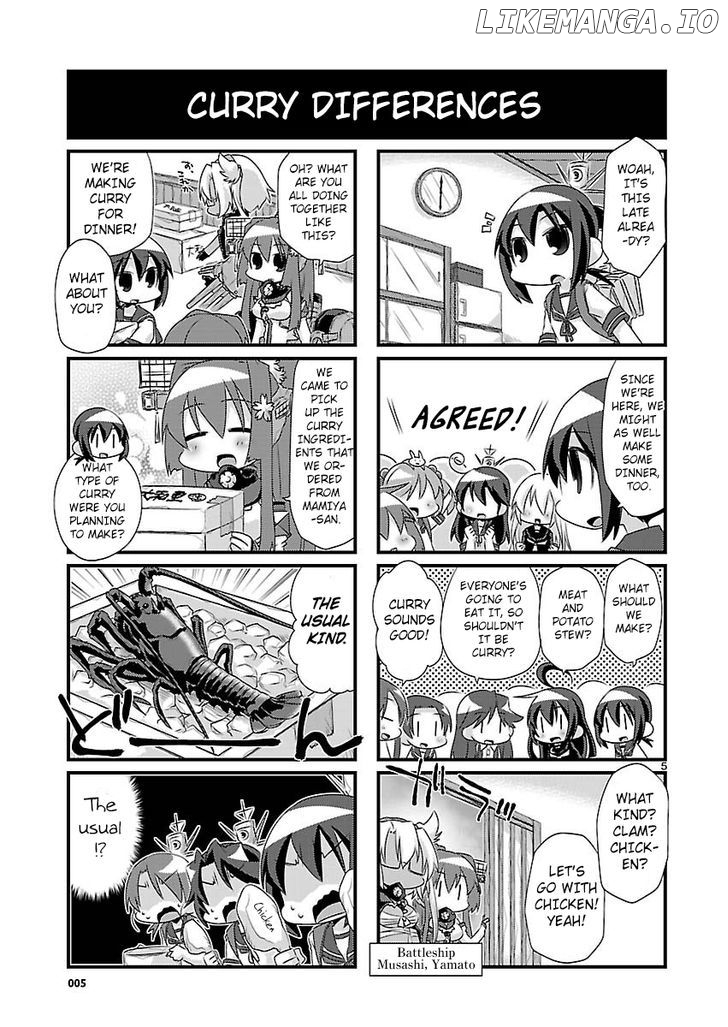 Kantai Collection - Kankore - 4-koma Comic - Fubuki, Ganbarimasu! chapter 45 - page 5
