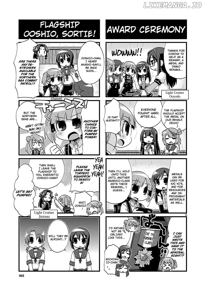 Kantai Collection - Kankore - 4-koma Comic - Fubuki, Ganbarimasu! chapter 159 - page 5