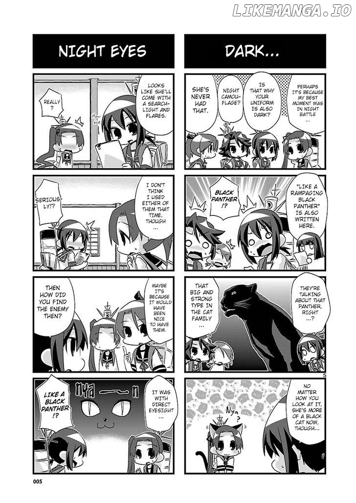 Kantai Collection - Kankore - 4-koma Comic - Fubuki, Ganbarimasu! chapter 46 - page 5
