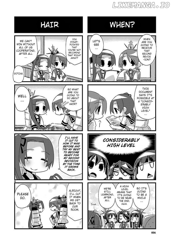 Kantai Collection - Kankore - 4-koma Comic - Fubuki, Ganbarimasu! chapter 46 - page 6