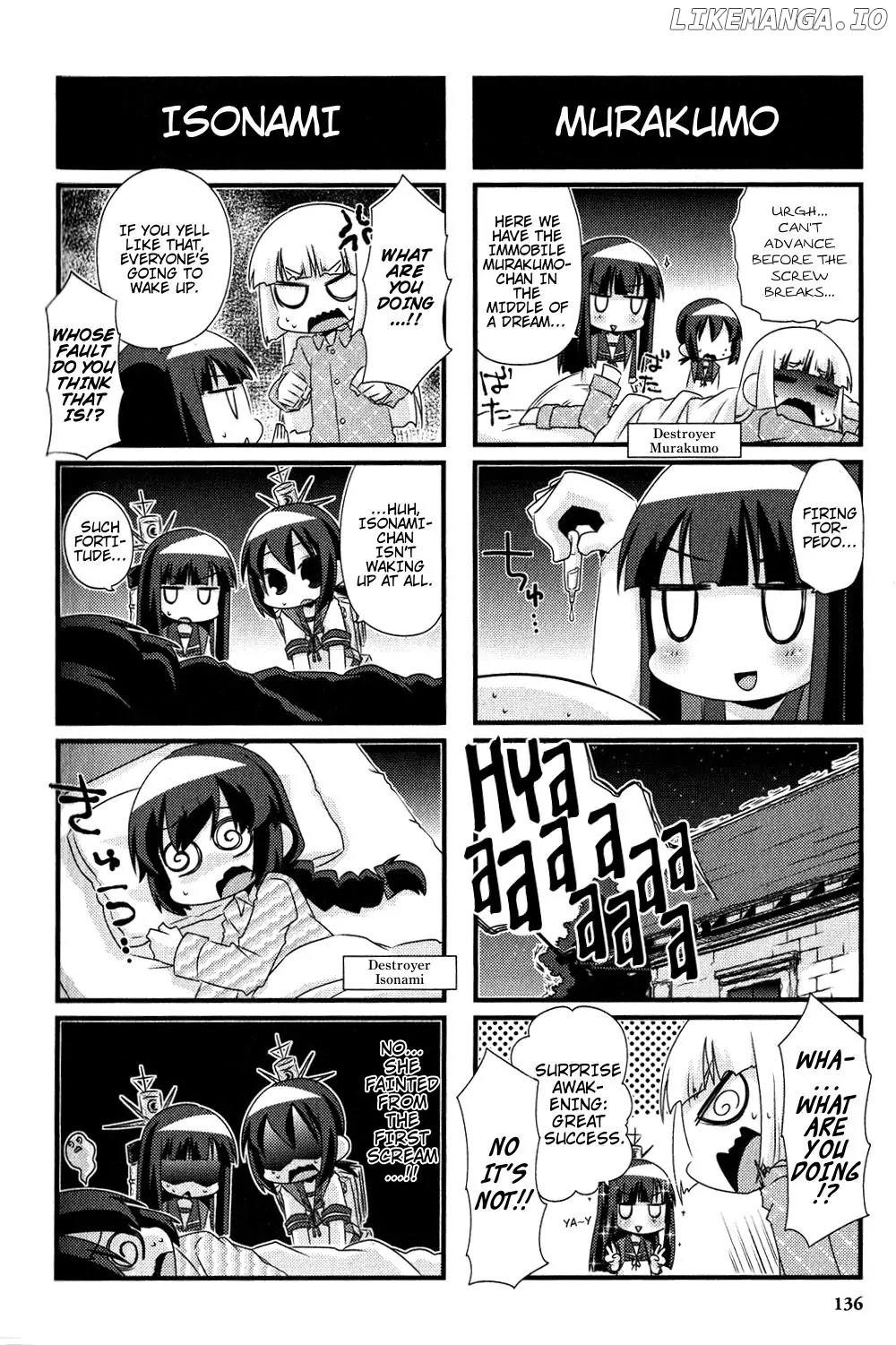 Kantai Collection - Kankore - 4-koma Comic - Fubuki, Ganbarimasu! chapter 46.5 - page 2