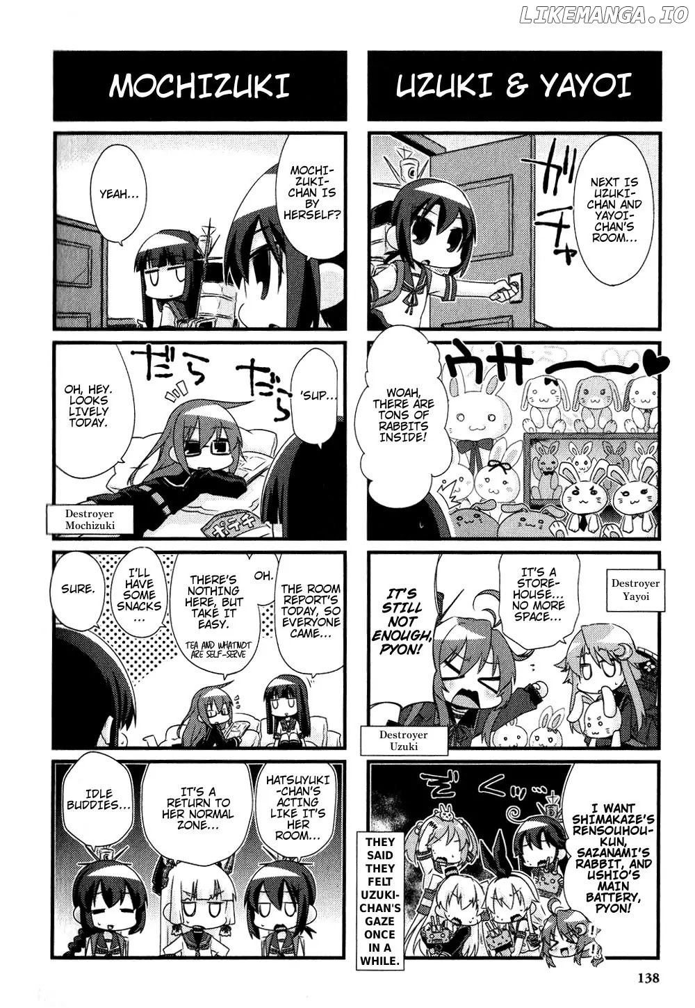 Kantai Collection - Kankore - 4-koma Comic - Fubuki, Ganbarimasu! chapter 46.5 - page 4