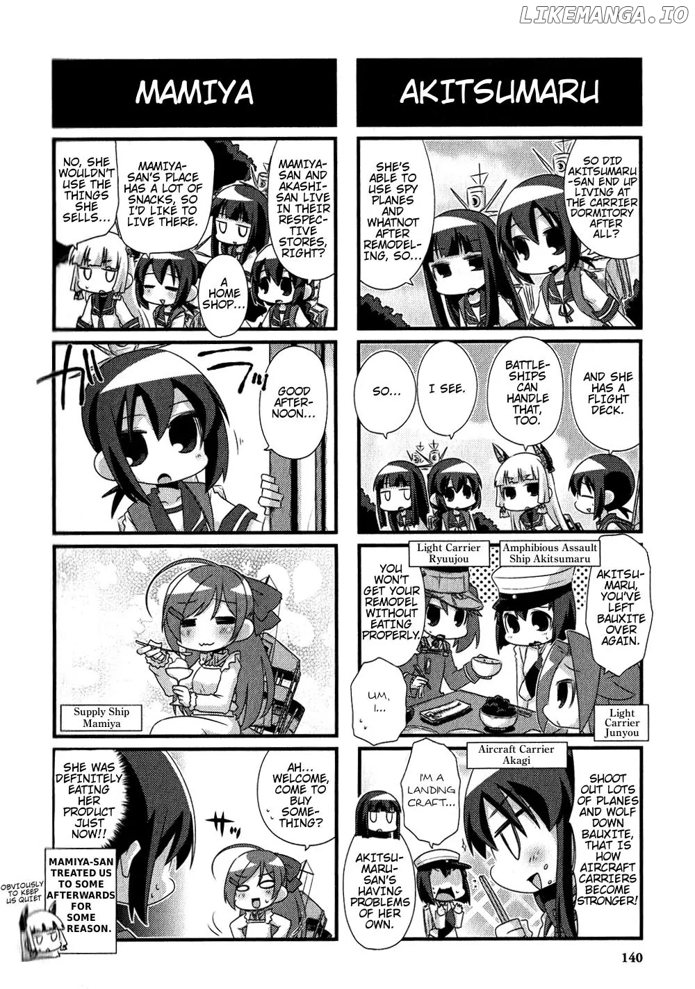 Kantai Collection - Kankore - 4-koma Comic - Fubuki, Ganbarimasu! chapter 46.5 - page 6