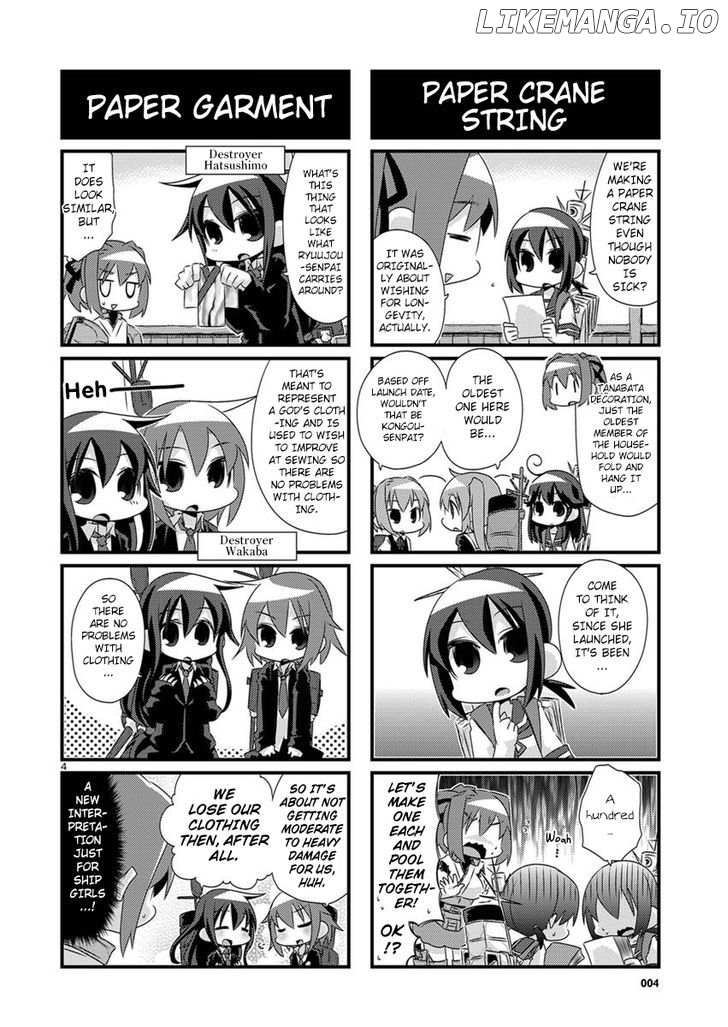 Kantai Collection - Kankore - 4-koma Comic - Fubuki, Ganbarimasu! chapter 47 - page 4