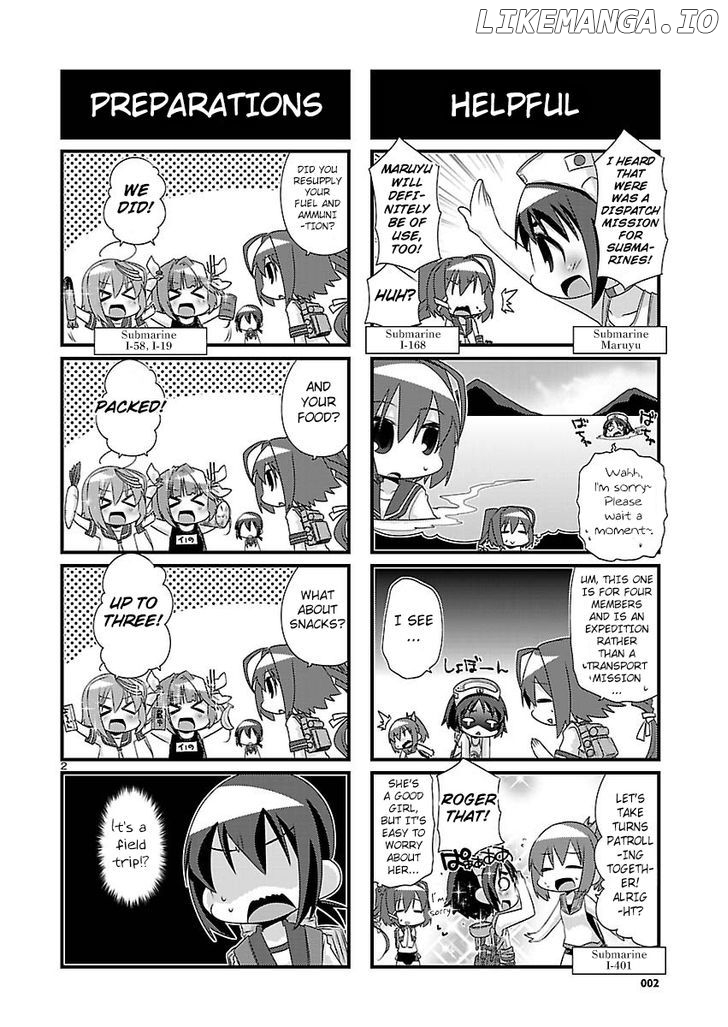 Kantai Collection - Kankore - 4-koma Comic - Fubuki, Ganbarimasu! chapter 48 - page 2