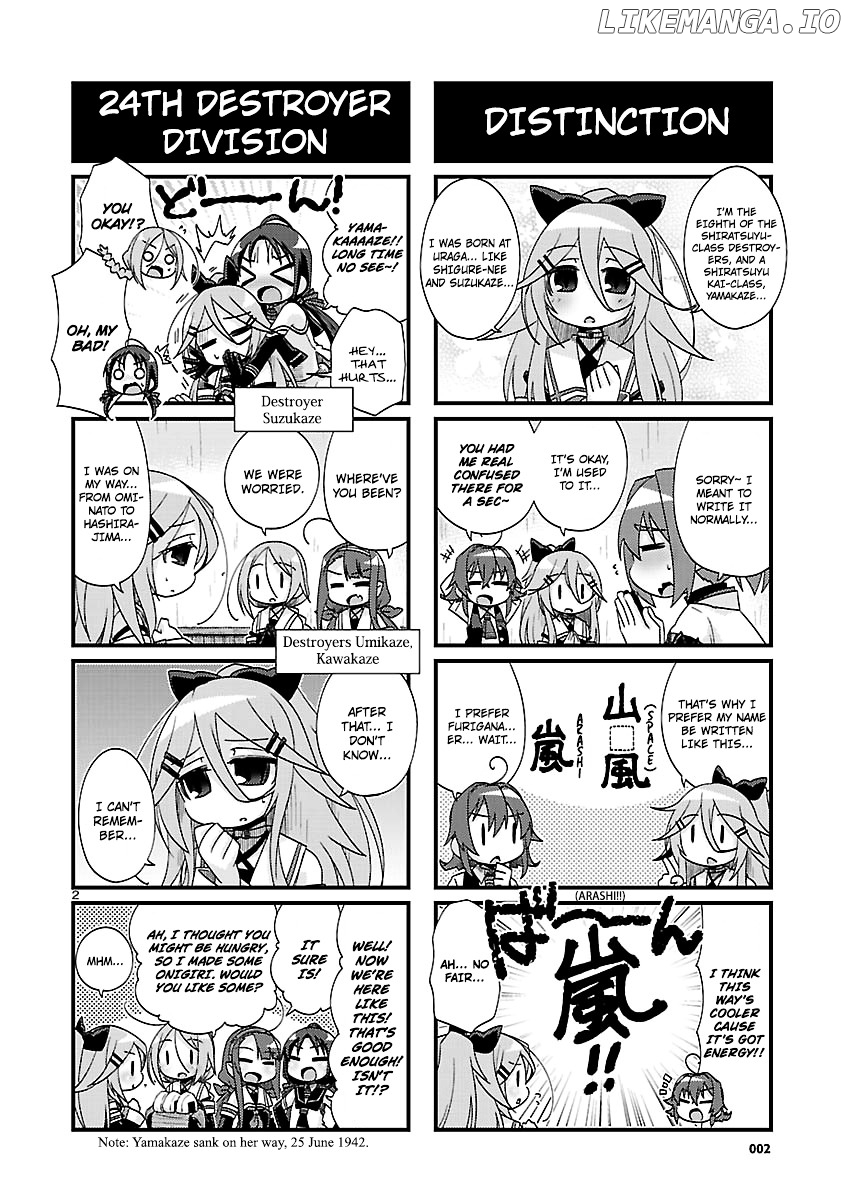 Kantai Collection - Kankore - 4-koma Comic - Fubuki, Ganbarimasu! chapter 163 - page 2