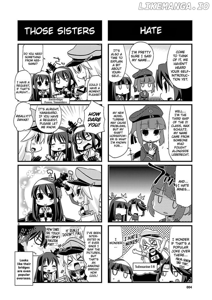 Kantai Collection - Kankore - 4-koma Comic - Fubuki, Ganbarimasu! chapter 49 - page 4