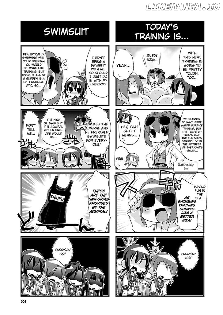 Kantai Collection - Kankore - 4-koma Comic - Fubuki, Ganbarimasu! chapter 50 - page 3