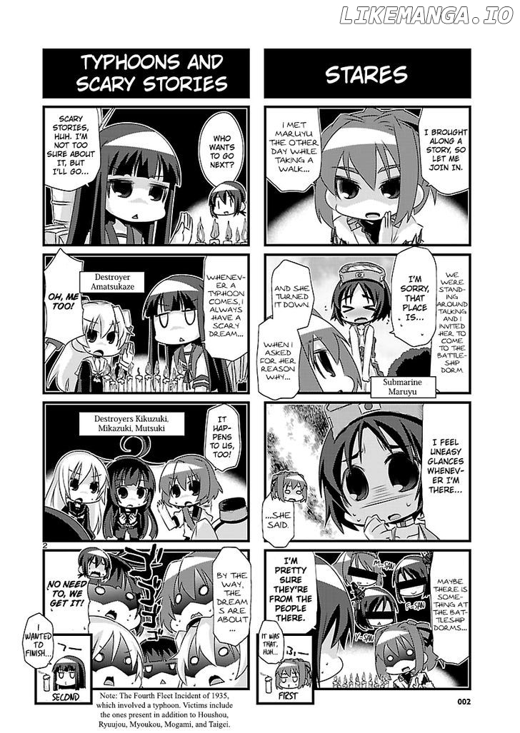Kantai Collection - Kankore - 4-koma Comic - Fubuki, Ganbarimasu! chapter 51 - page 2