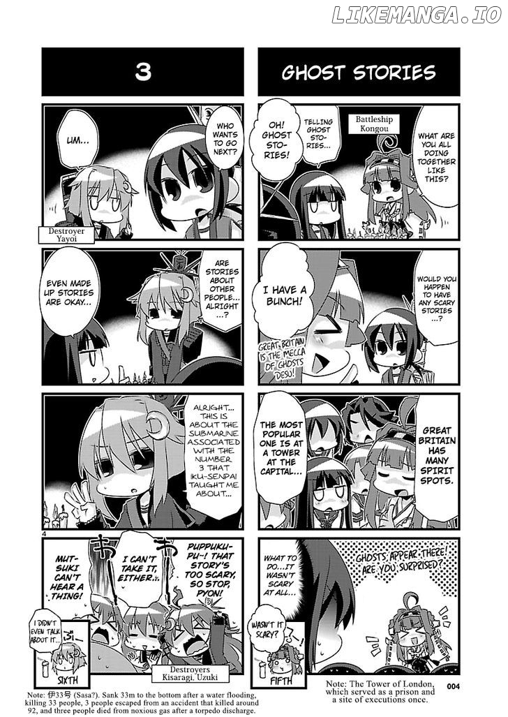 Kantai Collection - Kankore - 4-koma Comic - Fubuki, Ganbarimasu! chapter 51 - page 4