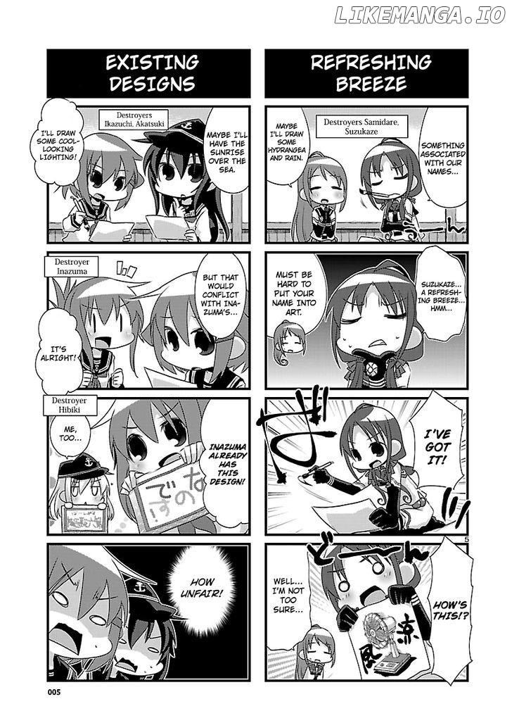 Kantai Collection - Kankore - 4-koma Comic - Fubuki, Ganbarimasu! chapter 52 - page 5