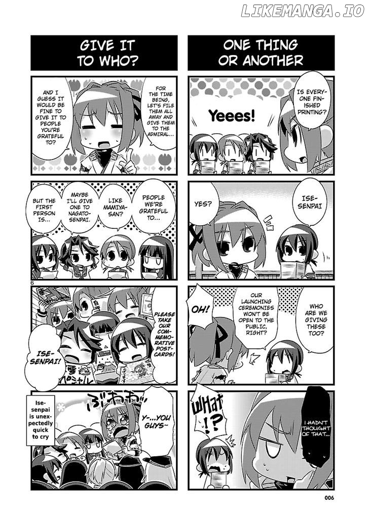 Kantai Collection - Kankore - 4-koma Comic - Fubuki, Ganbarimasu! chapter 52 - page 6