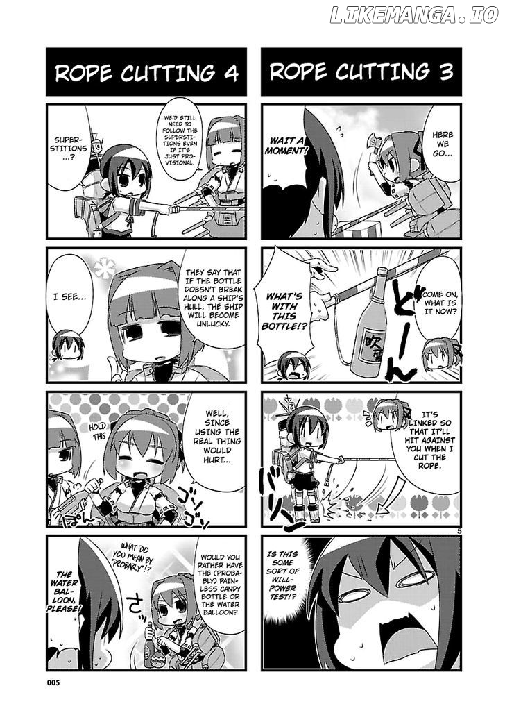 Kantai Collection - Kankore - 4-koma Comic - Fubuki, Ganbarimasu! chapter 53 - page 5