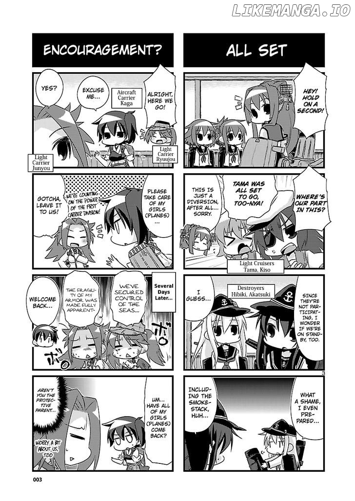 Kantai Collection - Kankore - 4-koma Comic - Fubuki, Ganbarimasu! chapter 54 - page 3