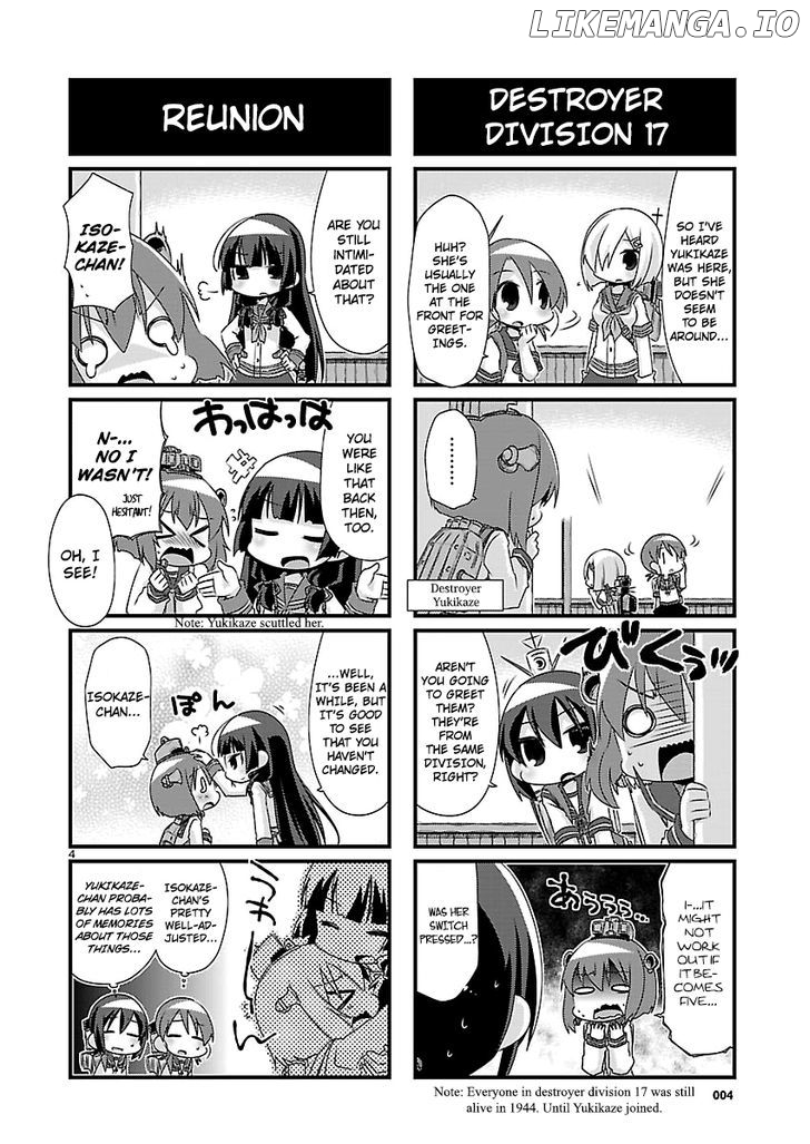 Kantai Collection - Kankore - 4-koma Comic - Fubuki, Ganbarimasu! chapter 57 - page 4