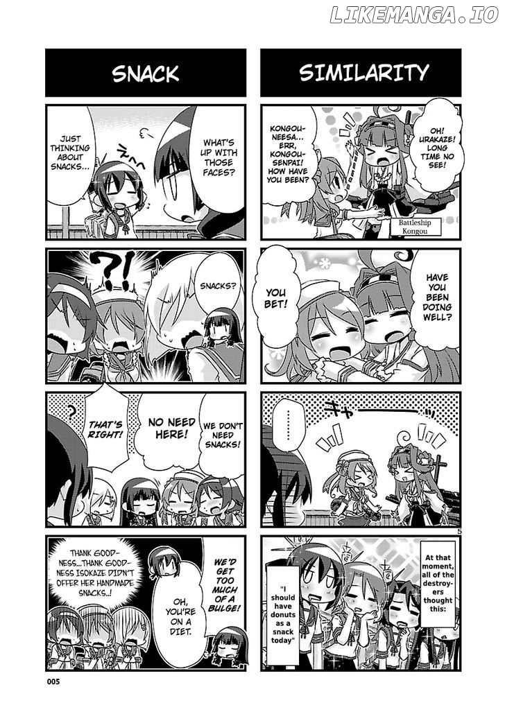 Kantai Collection - Kankore - 4-koma Comic - Fubuki, Ganbarimasu! chapter 57 - page 5