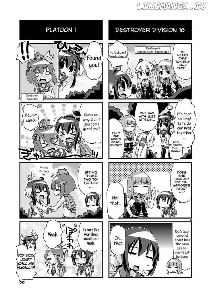 Kantai Collection - Kankore - 4-koma Comic - Fubuki, Ganbarimasu! chapter 58 - page 3
