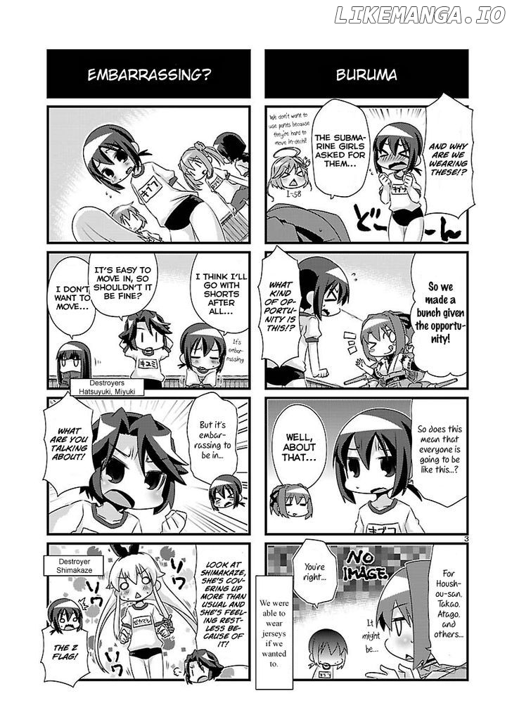 Kantai Collection - Kankore - 4-koma Comic - Fubuki, Ganbarimasu! chapter 59 - page 3