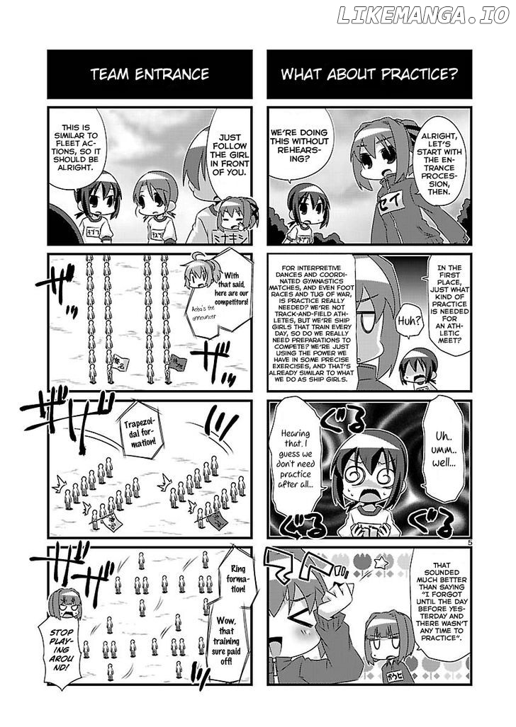 Kantai Collection - Kankore - 4-koma Comic - Fubuki, Ganbarimasu! chapter 59 - page 5
