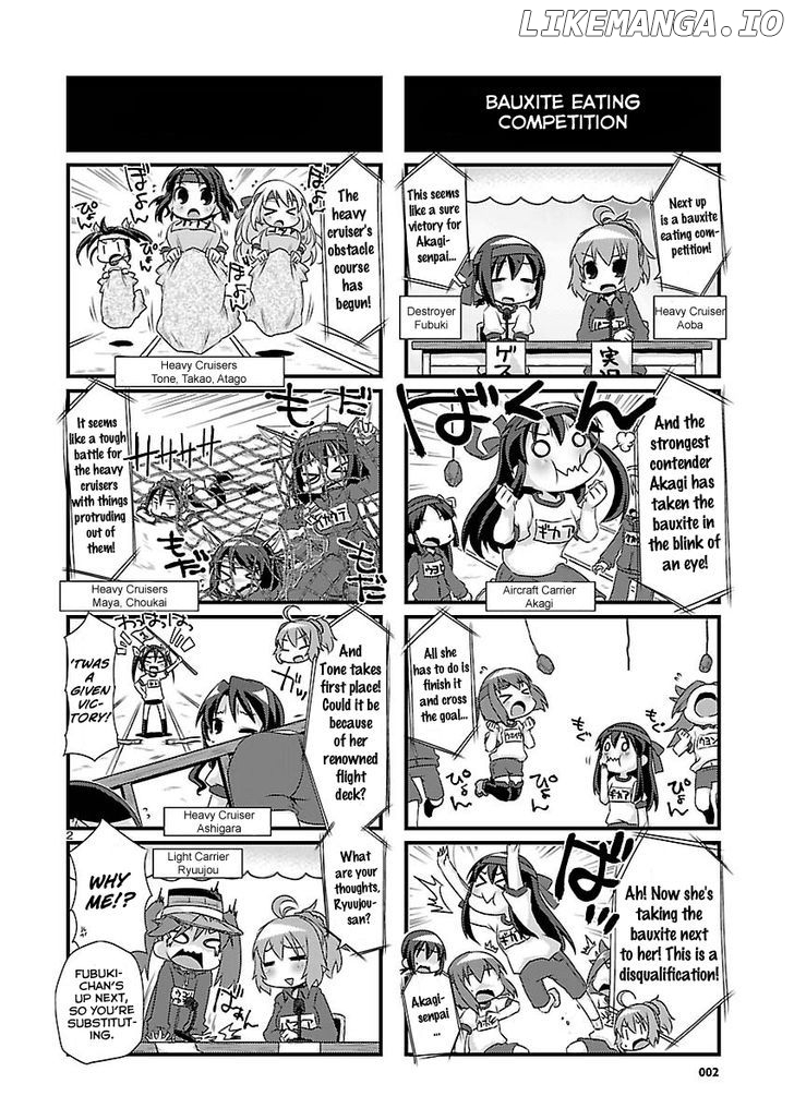 Kantai Collection - Kankore - 4-koma Comic - Fubuki, Ganbarimasu! chapter 60 - page 2