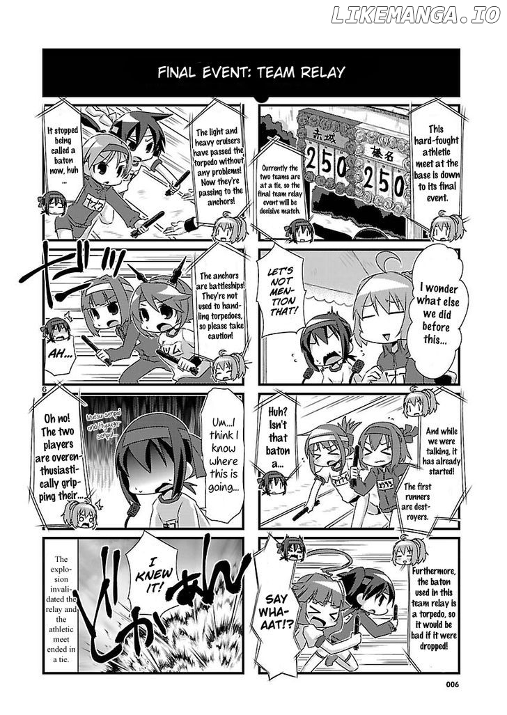 Kantai Collection - Kankore - 4-koma Comic - Fubuki, Ganbarimasu! chapter 60 - page 6