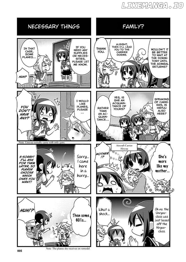 Kantai Collection - Kankore - 4-koma Comic - Fubuki, Ganbarimasu! chapter 61 - page 5