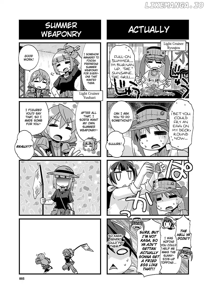 Kantai Collection - Kankore - 4-koma Comic - Fubuki, Ganbarimasu! chapter 173 - page 5