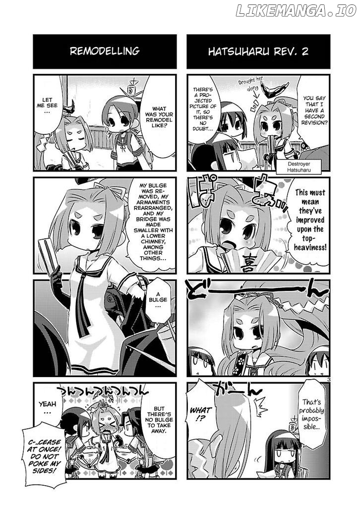 Kantai Collection - Kankore - 4-koma Comic - Fubuki, Ganbarimasu! chapter 62 - page 3
