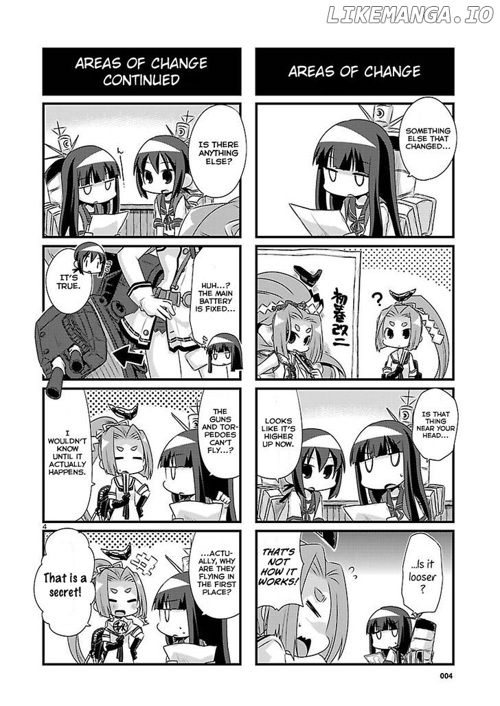 Kantai Collection - Kankore - 4-koma Comic - Fubuki, Ganbarimasu! chapter 62 - page 4
