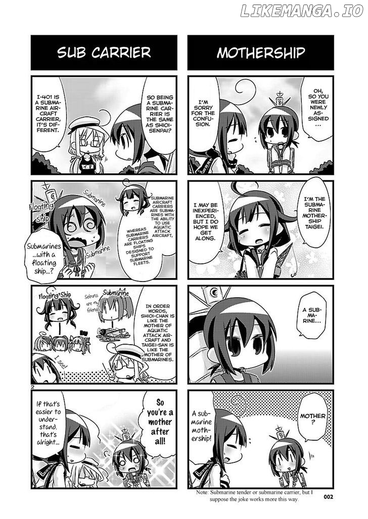Kantai Collection - Kankore - 4-koma Comic - Fubuki, Ganbarimasu! chapter 63 - page 2