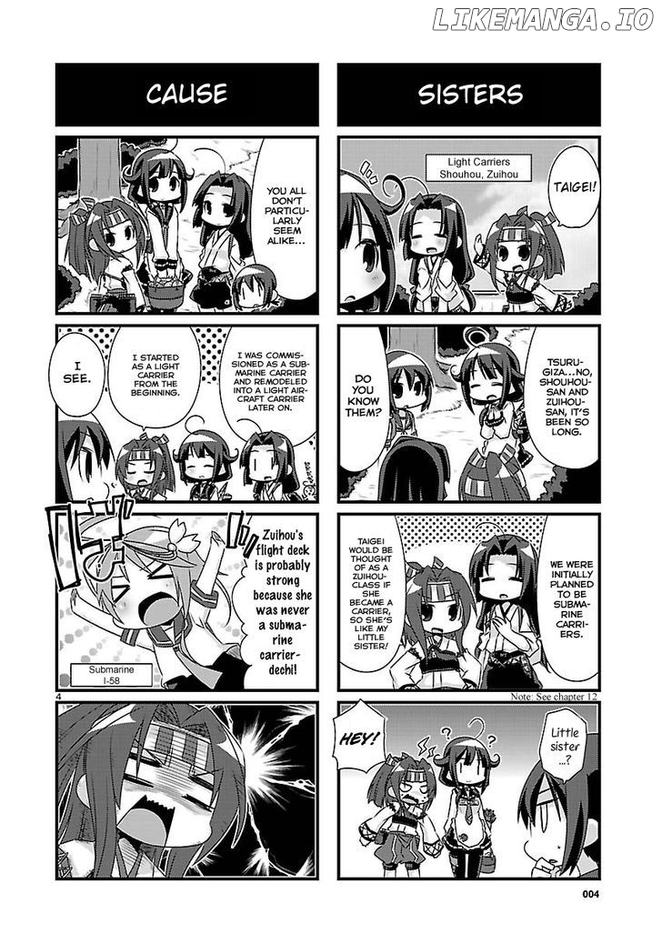 Kantai Collection - Kankore - 4-koma Comic - Fubuki, Ganbarimasu! chapter 63 - page 4