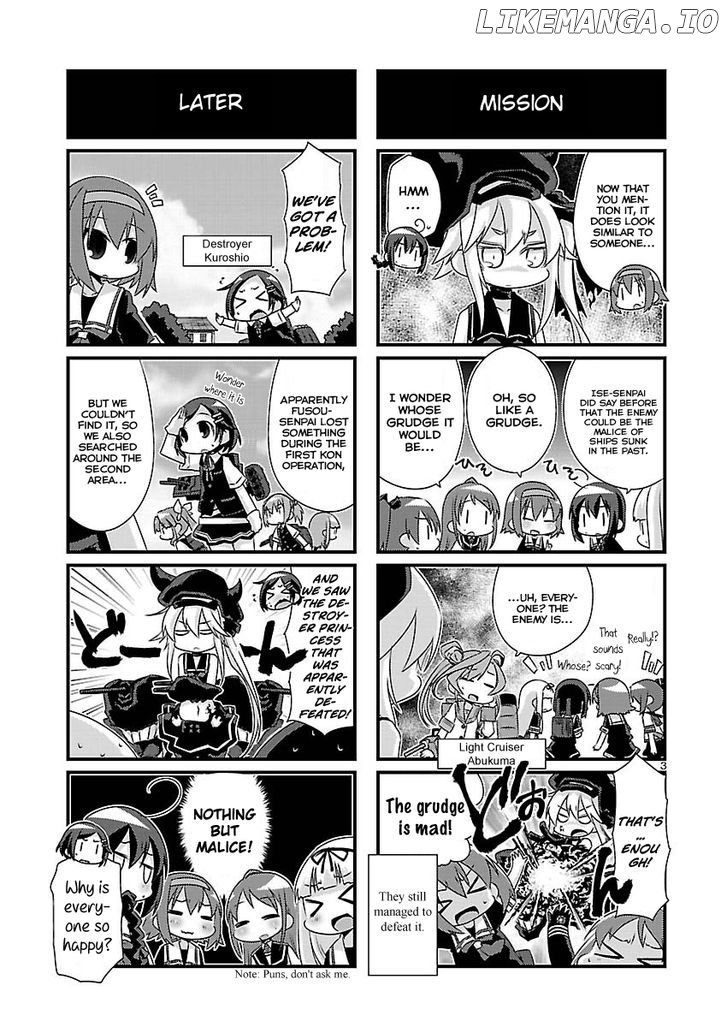 Kantai Collection - Kankore - 4-koma Comic - Fubuki, Ganbarimasu! chapter 65 - page 3