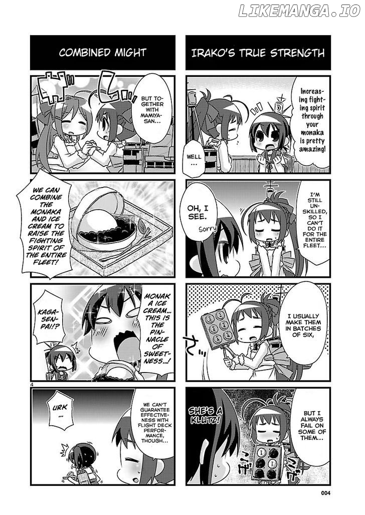 Kantai Collection - Kankore - 4-koma Comic - Fubuki, Ganbarimasu! chapter 66 - page 4