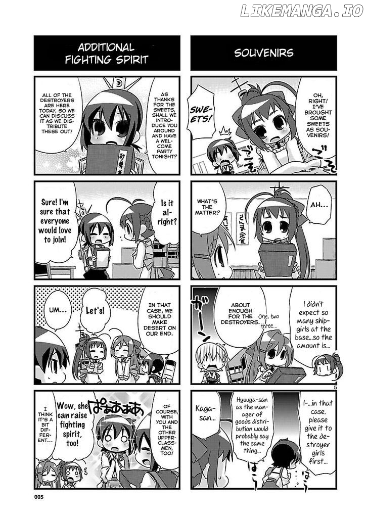 Kantai Collection - Kankore - 4-koma Comic - Fubuki, Ganbarimasu! chapter 66 - page 5