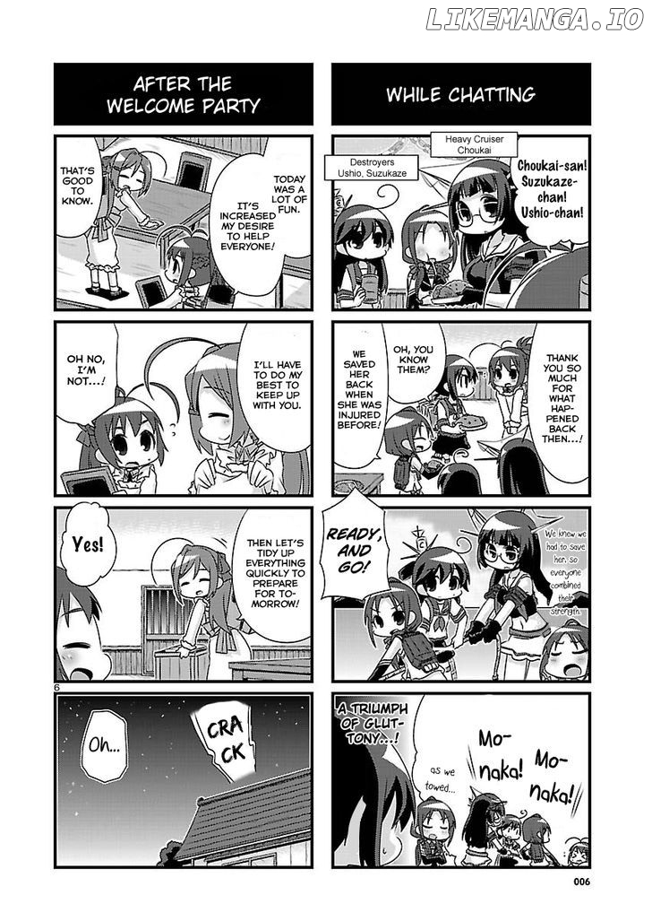Kantai Collection - Kankore - 4-koma Comic - Fubuki, Ganbarimasu! chapter 66 - page 6