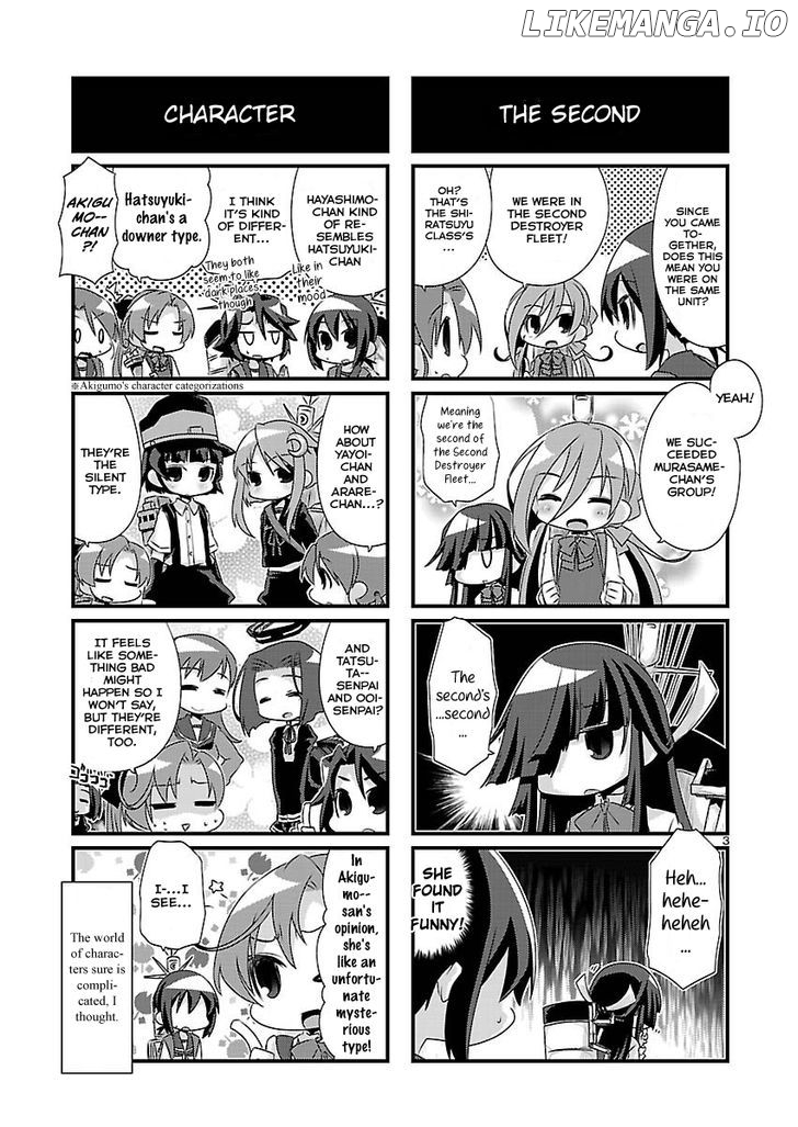 Kantai Collection - Kankore - 4-koma Comic - Fubuki, Ganbarimasu! chapter 68 - page 3