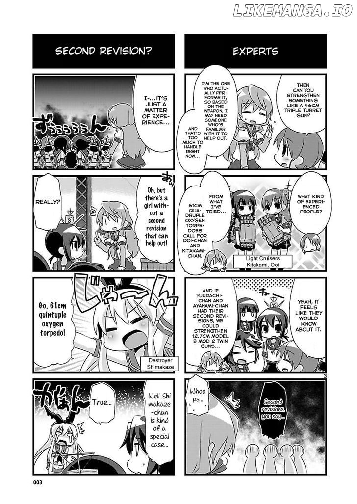 Kantai Collection - Kankore - 4-koma Comic - Fubuki, Ganbarimasu! chapter 69 - page 3