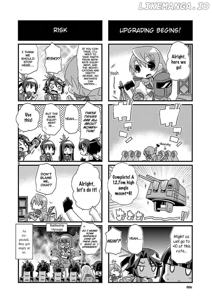 Kantai Collection - Kankore - 4-koma Comic - Fubuki, Ganbarimasu! chapter 69 - page 6