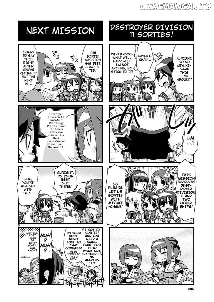 Kantai Collection - Kankore - 4-koma Comic - Fubuki, Ganbarimasu! chapter 70 - page 6