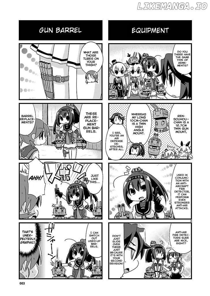 Kantai Collection - Kankore - 4-koma Comic - Fubuki, Ganbarimasu! chapter 71 - page 3