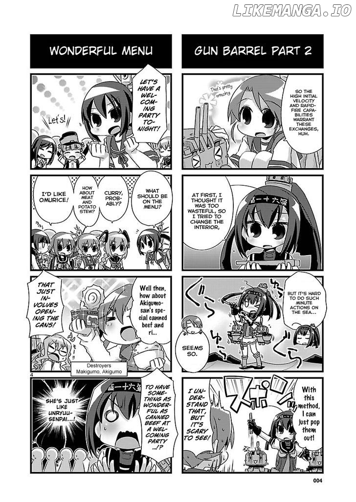 Kantai Collection - Kankore - 4-koma Comic - Fubuki, Ganbarimasu! chapter 71 - page 4