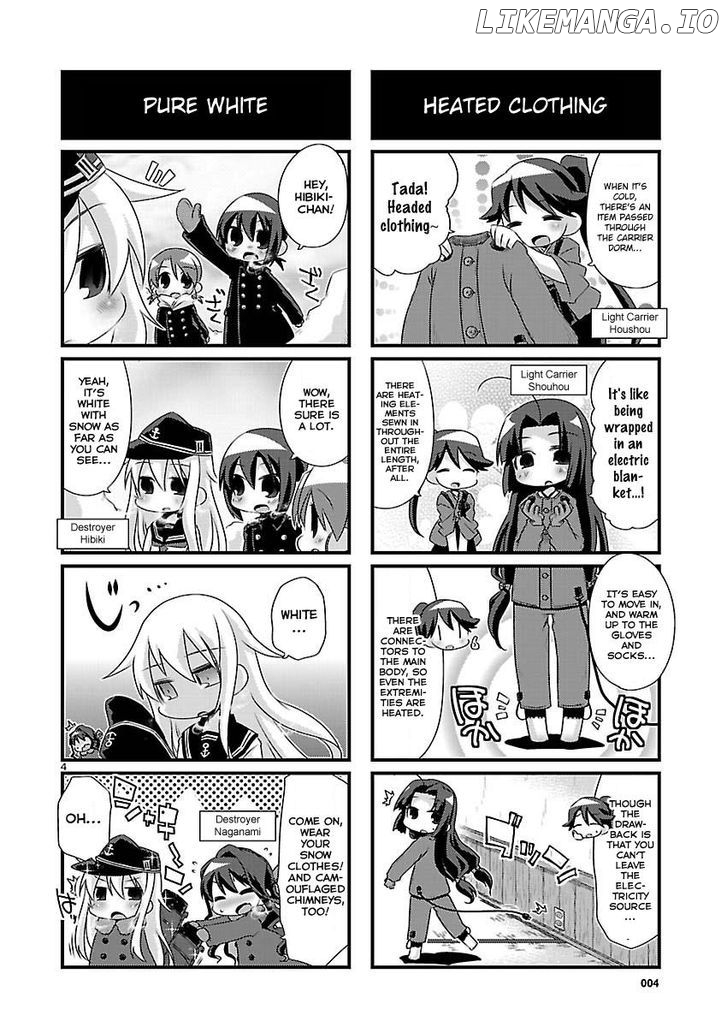 Kantai Collection - Kankore - 4-koma Comic - Fubuki, Ganbarimasu! chapter 72 - page 4