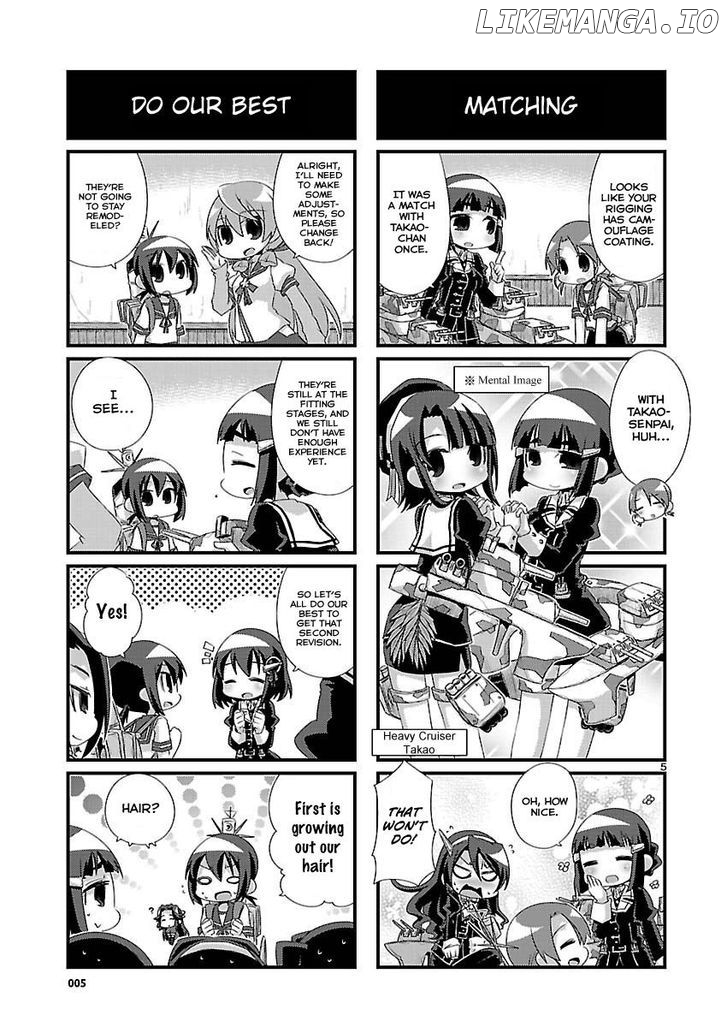 Kantai Collection - Kankore - 4-koma Comic - Fubuki, Ganbarimasu! chapter 73 - page 5