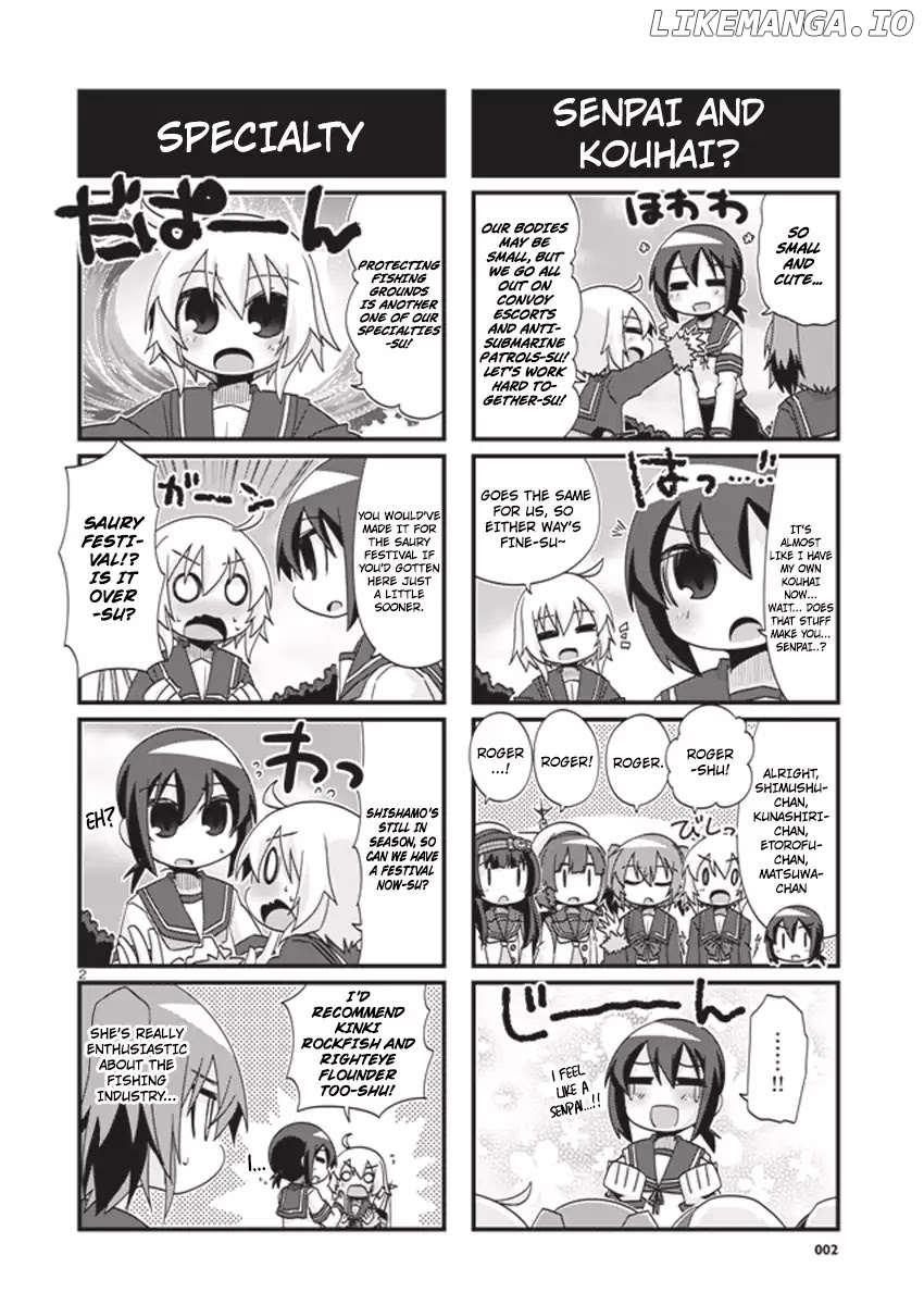 Kantai Collection - Kankore - 4-koma Comic - Fubuki, Ganbarimasu! chapter 182 - page 2