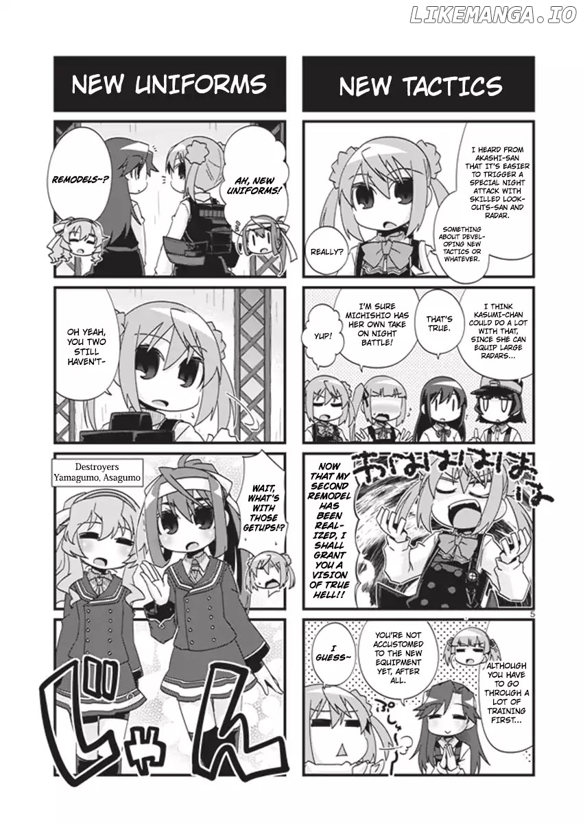 Kantai Collection - Kankore - 4-koma Comic - Fubuki, Ganbarimasu! chapter 183 - page 5