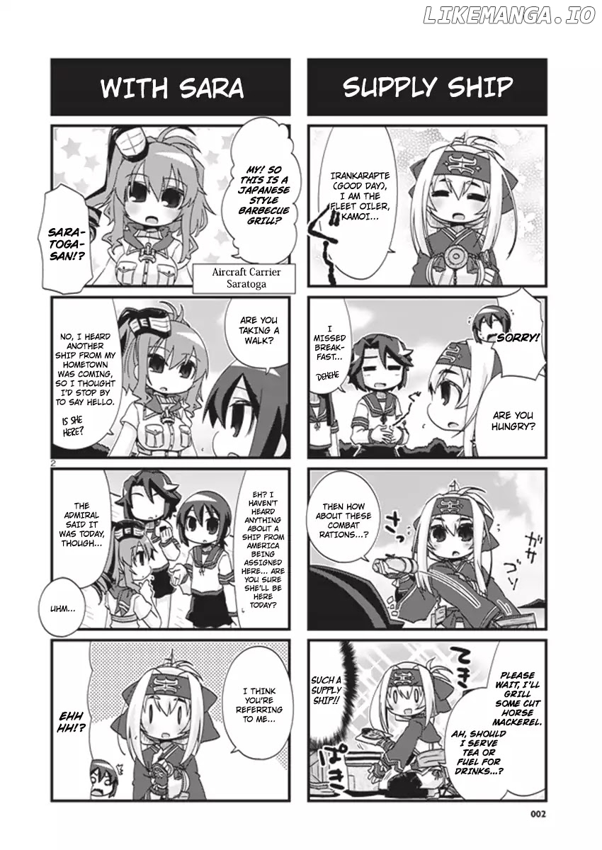 Kantai Collection - Kankore - 4-koma Comic - Fubuki, Ganbarimasu! chapter 185 - page 2