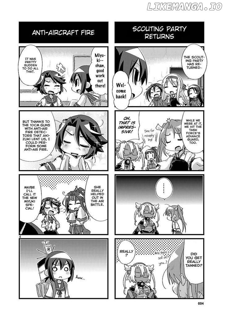 Kantai Collection - Kankore - 4-koma Comic - Fubuki, Ganbarimasu! chapter 76 - page 4