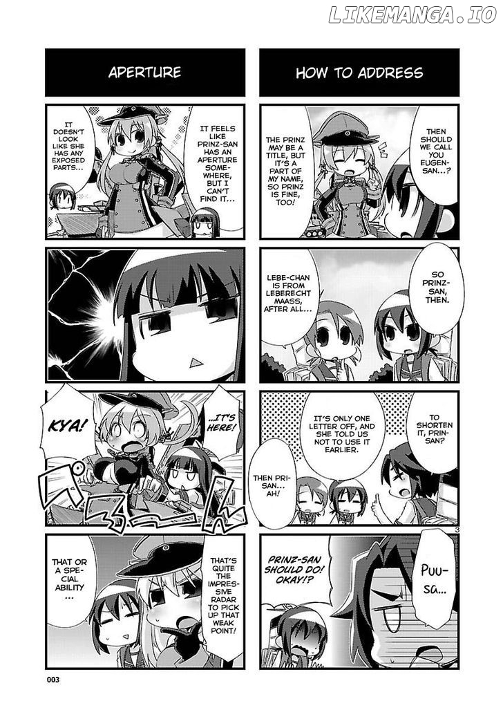 Kantai Collection - Kankore - 4-koma Comic - Fubuki, Ganbarimasu! chapter 77 - page 3
