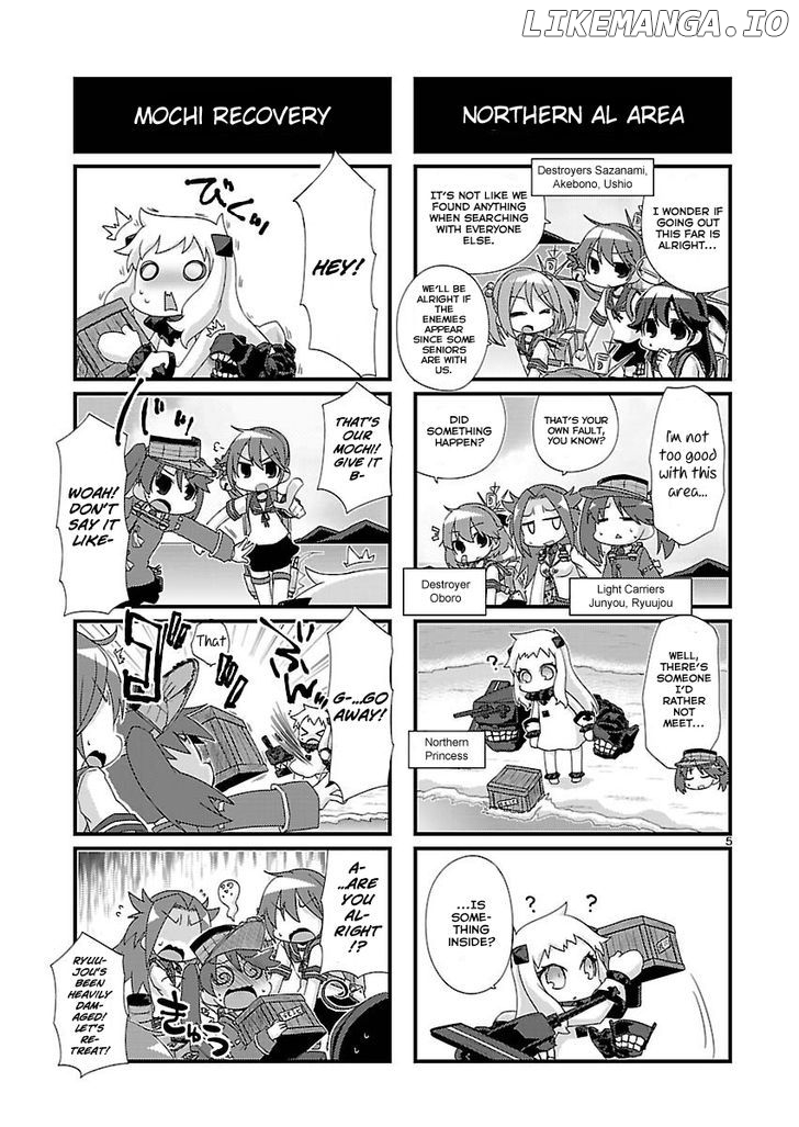 Kantai Collection - Kankore - 4-koma Comic - Fubuki, Ganbarimasu! chapter 78 - page 5
